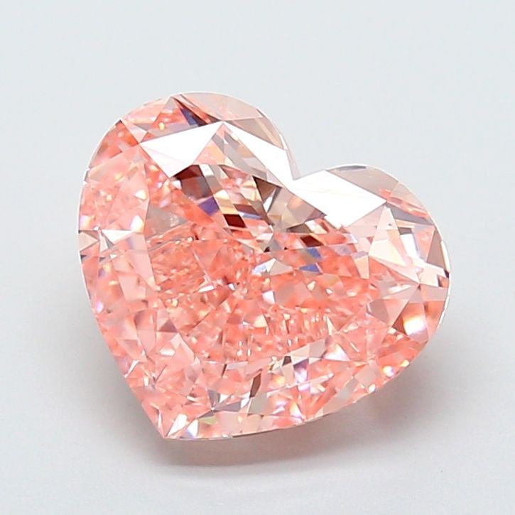 Loose Diamond - HEART 7.01ct Fancy Vivid Pink VS1: Loose Diamond - HEART 7.01ct Fancy Vivid Pink VS1 Source: This is a real non-mined Diamond that has been grown in a lab Shape: HEART Carats: 7.01 Color: Fancy Vivid Pink Certification: IGI Video: