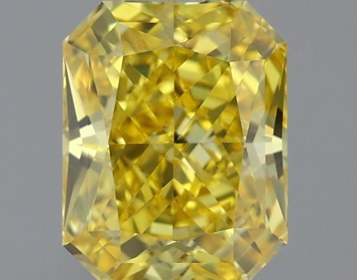 Loose Diamond - RADIANT 1.52ct Fancy Vivid Yellow VVS2: Loose Diamond - RADIANT 1.52ct Fancy Vivid Yellow VVS2 Source: This is a real non-mined Diamond that has been grown in a lab Shape: RADIANT Carats: 1.52 Color: Fancy Vivid Yellow Certification: IGI Vi