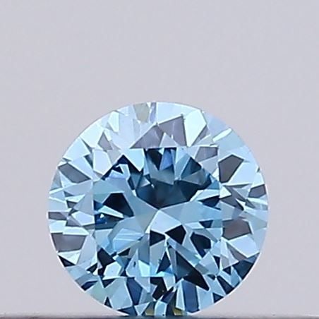 Loose Diamond - ROUND 0.16ct Fancy Vivid Blue VS1: Loose Diamond - ROUND 0.16ct Fancy Vivid Blue VS1 Source: This is a real non-mined Diamond that has been grown in a lab Shape: ROUND Carats: 0.16 Color: Fancy Vivid Blue Certification: IGI Video: