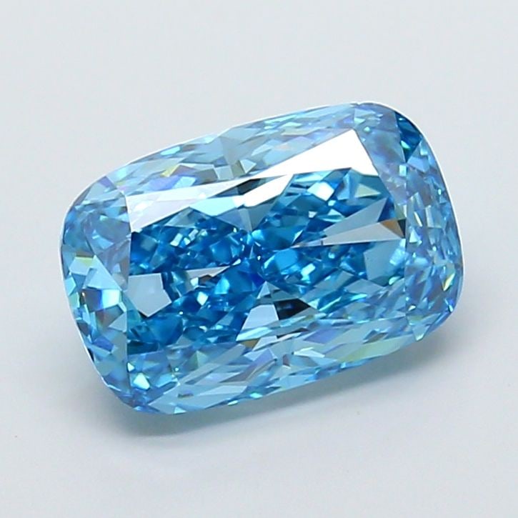 Loose Diamond - CUSHION MODIFIED 4.02ct Fancy Vivid Blue VVS2: Loose Diamond - CUSHION MODIFIED 4.02ct Fancy Vivid Blue VVS2 Source: This is a real non-mined Diamond that has been grown in a lab Shape: CUSHION MODIFIED Carats: 4.02 Color: Fancy Vivid Blue Certifi