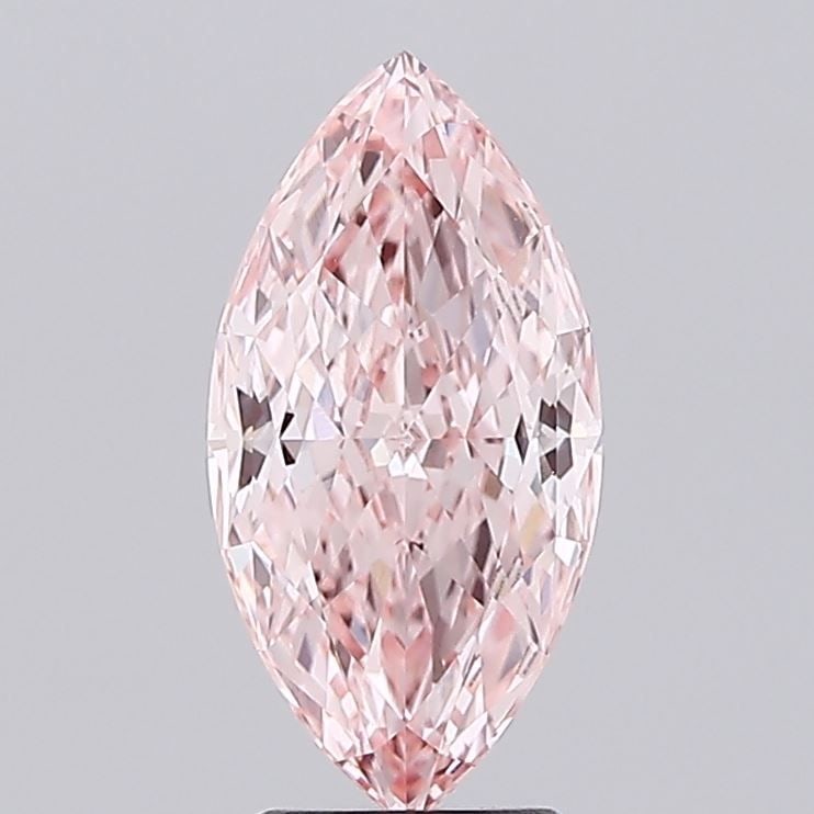 Loose Diamond - MARQUISE 3.1ct Fancy Vivid Pink VVS2: Loose Diamond - MARQUISE 3.1ct Fancy Vivid Pink VVS2 Source: This is a real non-mined Diamond that has been grown in a lab Shape: MARQUISE Carats: 3.1 Color: Fancy Vivid Pink Certification: IGI Video: