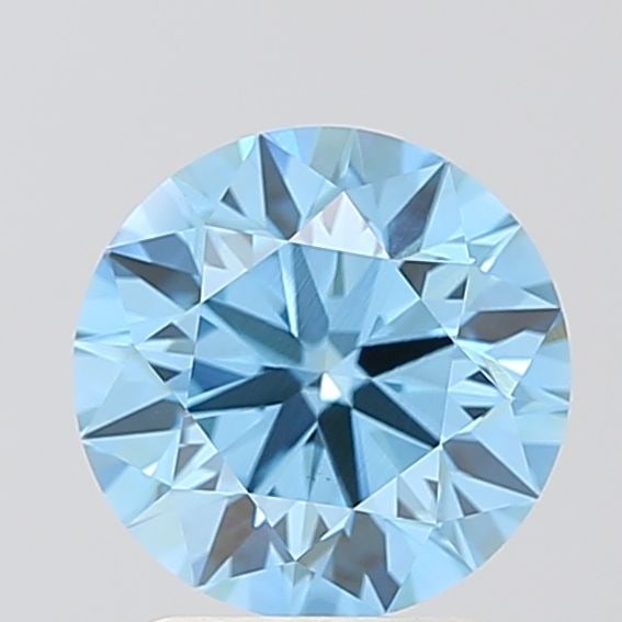 Loose Diamond - ROUND 2.01ct Fancy Vivid Blue VS1: Loose Diamond - ROUND 2.01ct Fancy Vivid Blue VS1 Source: This is a real non-mined Diamond that has been grown in a lab Shape: ROUND Carats: 2.01 Color: Fancy Vivid Blue Certification: IGI Additional 