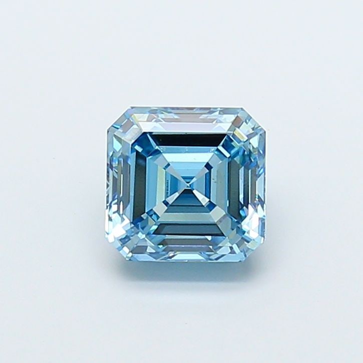 Loose Diamond - ASSCHER 2.51ct Fancy Vivid Blue VVS2: Loose Diamond - ASSCHER 2.51ct Fancy Vivid Blue VVS2 Source: This is a real non-mined Diamond that has been grown in a lab Shape: ASSCHER Carats: 2.51 Color: Fancy Vivid Blue Certification: IGI Video: