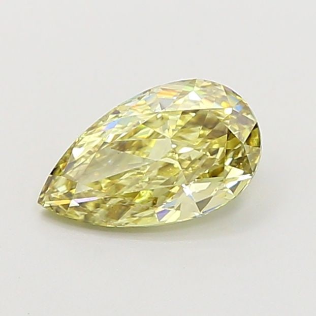 Loose Diamond - PEAR 1.0ct Fancy Yellow VS2: Loose Diamond - PEAR 1.0ct Fancy Yellow VS2 Source: This is a real non-mined Diamond that has been grown in a lab Shape: PEAR Carats: 1.0 Color: Fancy Yellow Certification: IGI Video: