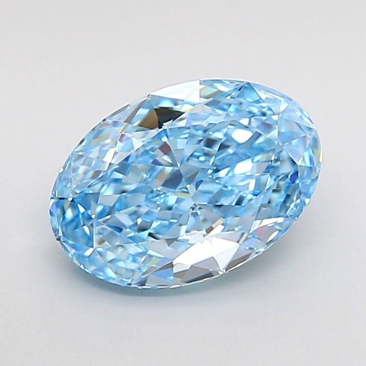 Loose Diamond - OVAL 1.7ct Fancy Vivid Blue VVS2: Loose Diamond - OVAL 1.7ct Fancy Vivid Blue VVS2 Source: This is a real non-mined Diamond that has been grown in a lab Shape: OVAL Carats: 1.7 Color: Fancy Vivid Blue Certification: IGI Video: