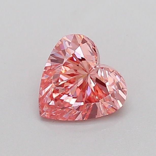Loose Diamond - HEART 0.7ct Fancy Vivid Pink SI1: Loose Diamond - HEART 0.7ct Fancy Vivid Pink SI1 Source: This is a real non-mined Diamond that has been grown in a lab Shape: HEART Carats: 0.7 Color: Fancy Vivid Pink Certification: IGI Video: