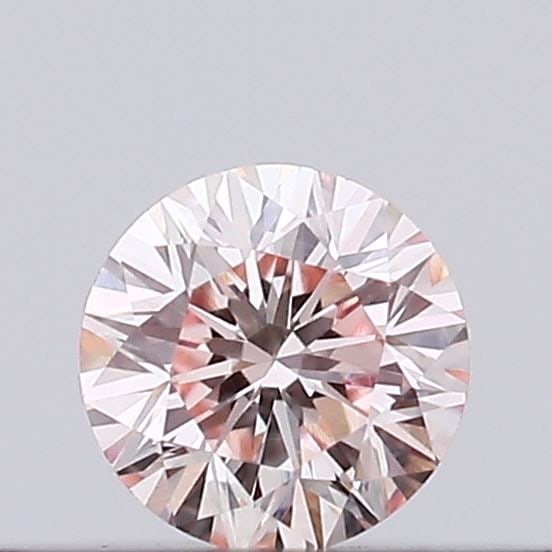 Loose Diamond - ROUND 0.12ct Fancy Light Pink VS1: Loose Diamond - ROUND 0.12ct Fancy Light Pink VS1 Source: This is a real non-mined Diamond that has been grown in a lab Shape: ROUND Carats: 0.12 Color: Fancy Light Pink Certification: IGI Video: