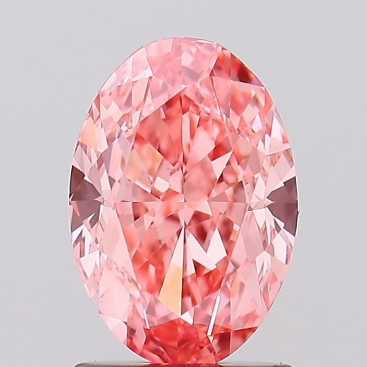 Loose Diamond - OVAL 1.6ct Fancy Vivid Pink VVS2: Loose Diamond - OVAL 1.6ct Fancy Vivid Pink VVS2 Source: This is a real non-mined Diamond that has been grown in a lab Shape: OVAL Carats: 1.6 Color: Fancy Vivid Pink Certification: IGI Video: