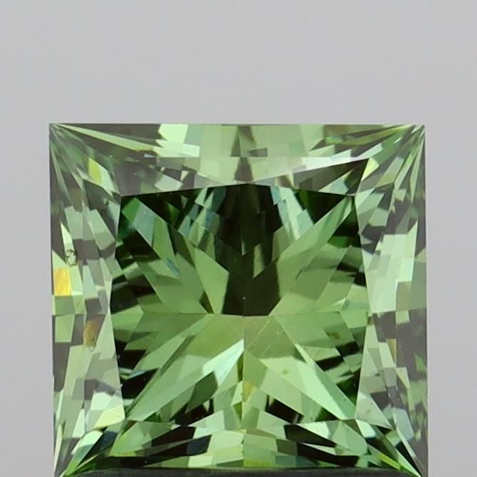 Loose Diamond - PRINCESS 1.16ct Fancy Vivid Green VS1: Loose Diamond - PRINCESS 1.16ct Fancy Vivid Green VS1 Source: This is a real non-mined Diamond that has been grown in a lab Shape: PRINCESS Carats: 1.16 Color: Fancy Vivid Green Certification: IGI Vid