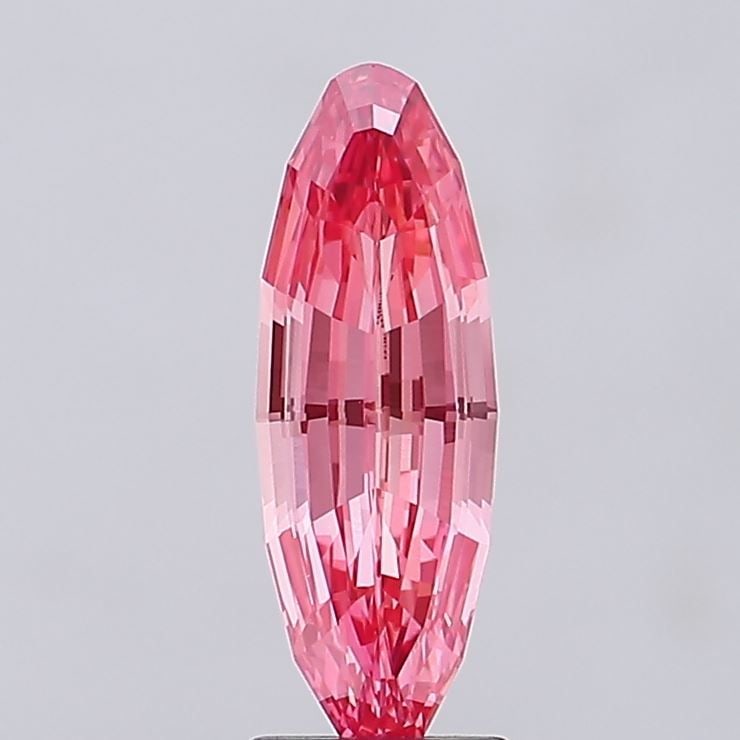 Loose Diamond - OTHER 2.55ct Fancy Vivid Pink VVS2: Loose Diamond - OTHER 2.55ct Fancy Vivid Pink VVS2 Source: This is a real non-mined Diamond that has been grown in a lab Shape: OTHER Carats: 2.55 Color: Fancy Vivid Pink Certification: IGI Video: