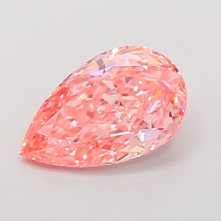 Loose Diamond - PEAR 3.65ct Fancy Vivid Pink VS1: Loose Diamond - PEAR 3.65ct Fancy Vivid Pink VS1 Source: This is a real non-mined Diamond that has been grown in a lab Shape: PEAR Carats: 3.65 Color: Fancy Vivid Pink Certification: IGI Video: