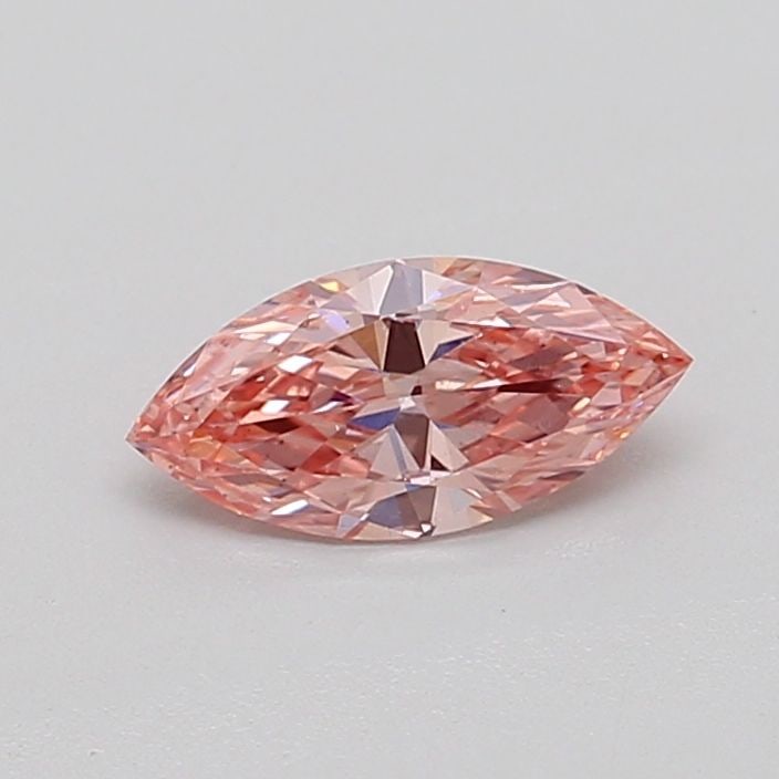 Loose Diamond - MARQUISE 0.52ct Fancy Vivid Pink VS2: Loose Diamond - MARQUISE 0.52ct Fancy Vivid Pink VS2 Source: This is a real non-mined Diamond that has been grown in a lab Shape: MARQUISE Carats: 0.52 Color: Fancy Vivid Pink Certification: IGI Video