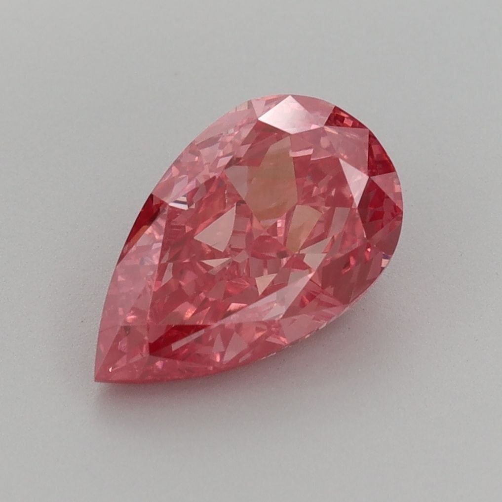 Loose Diamond - PEAR 2.0ct Fancy Vivid Red VS1 (1 of 1)