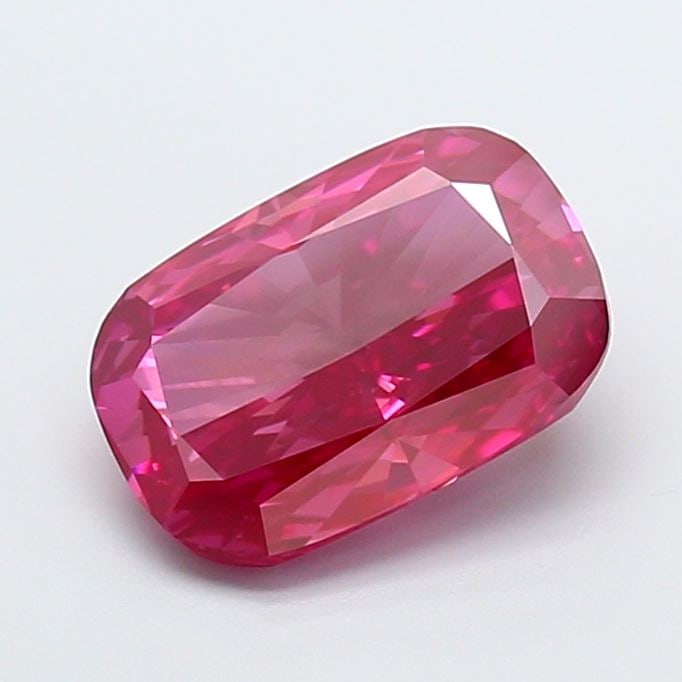 Loose Diamond - CUSHION MODIFIED 3.5ct Fancy Vivid Red VVS2: Loose Diamond - CUSHION MODIFIED 3.5ct Fancy Vivid Red VVS2 Source: This is a real non-mined Diamond that has been grown in a lab Shape: CUSHION MODIFIED Carats: 3.5 Color: Fancy Vivid Red Certificati