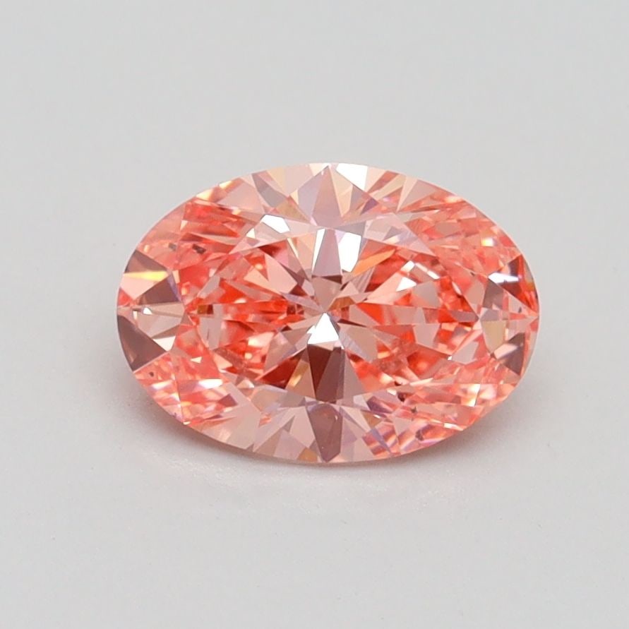 Loose Diamond - OVAL 1.04ct Fancy Vivid Pink VS2: Loose Diamond - OVAL 1.04ct Fancy Vivid Pink VS2 Source: This is a real non-mined Diamond that has been grown in a lab Shape: OVAL Carats: 1.04 Color: Fancy Vivid Pink Certification: IGI Video: