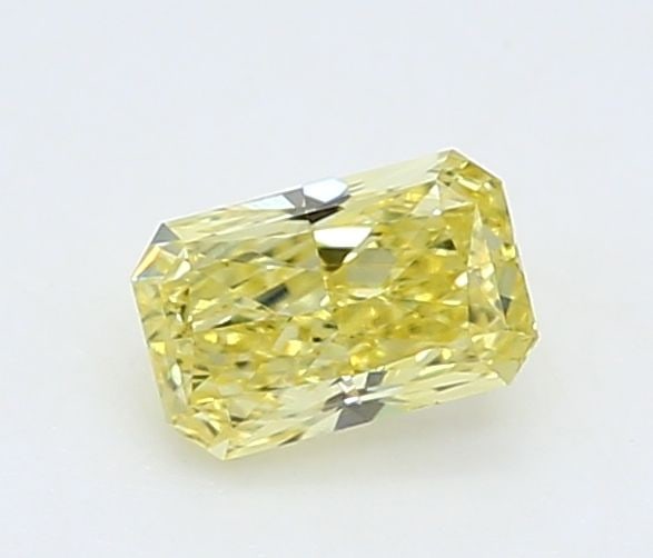 Loose Diamond - RADIANT 0.2ct Fancy Vivid Yellow VS1: Loose Diamond - RADIANT 0.2ct Fancy Vivid Yellow VS1 Source: This is a real non-mined Diamond that has been grown in a lab Shape: RADIANT Carats: 0.2 Color: Fancy Vivid Yellow Certification: IGI Video