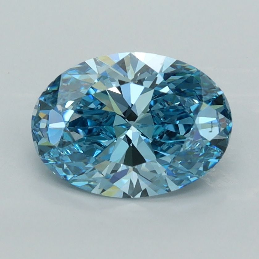 Loose Diamond - OVAL 1.5ct Fancy Vivid Blue VS1: Loose Diamond - OVAL 1.5ct Fancy Vivid Blue VS1 Source: This is a real non-mined Diamond that has been grown in a lab Shape: OVAL Carats: 1.5 Color: Fancy Vivid Blue Certification: IGI Video:
