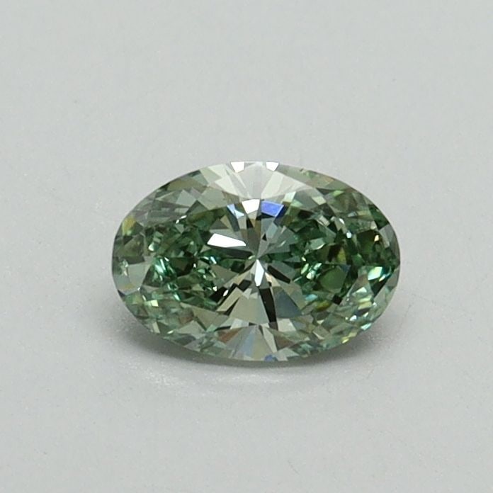 Loose Diamond - OVAL 0.31ct Fancy Vivid Green VS1: Loose Diamond - OVAL 0.31ct Fancy Vivid Green VS1 Source: This is a real non-mined Diamond that has been grown in a lab Shape: OVAL Carats: 0.31 Color: Fancy Vivid Green Certification: IGI Video: