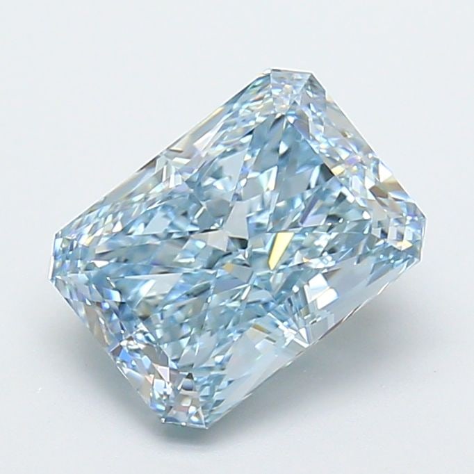 Loose Diamond - RADIANT 3.14ct Fancy Vivid Blue VS1: Loose Diamond - RADIANT 3.14ct Fancy Vivid Blue VS1 Source: This is a real non-mined Diamond that has been grown in a lab Shape: RADIANT Carats: 3.14 Color: Fancy Vivid Blue Certification: IGI Video: