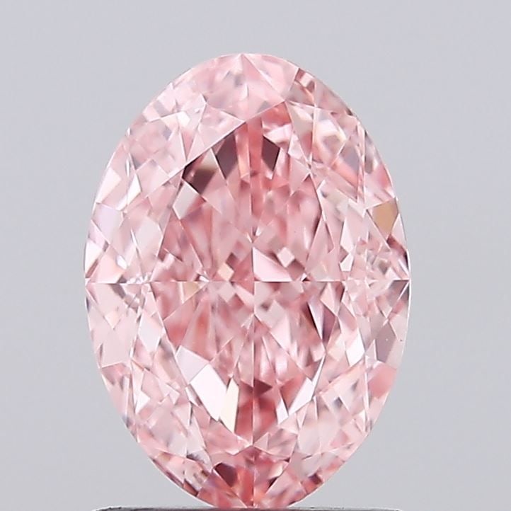 Loose Diamond - OVAL 1.33ct Fancy Vivid Pink VVS2: Loose Diamond - OVAL 1.33ct Fancy Vivid Pink VVS2 Source: This is a real non-mined Diamond that has been grown in a lab Shape: OVAL Carats: 1.33 Color: Fancy Vivid Pink Certification: IGI Video: