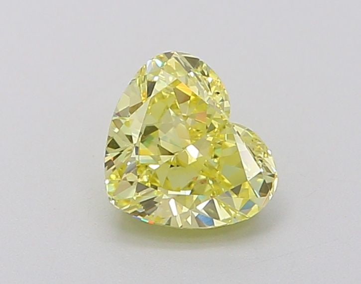 Loose Diamond - HEART 1.01ct Fancy Intense Yellow VS1: Loose Diamond - HEART 1.01ct Fancy Intense Yellow VS1 Source: This is a real non-mined Diamond that has been grown in a lab Shape: HEART Carats: 1.01 Color: Fancy Intense Yellow Certification: IGI Vid
