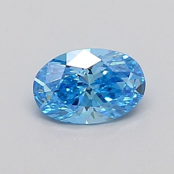 Loose Diamond - OVAL 0.43ct Fancy Vivid Blue VS1: Loose Diamond - OVAL 0.43ct Fancy Vivid Blue VS1 Source: This is a real non-mined Diamond that has been grown in a lab Shape: OVAL Carats: 0.43 Color: Fancy Vivid Blue Certification: IGI Video:
