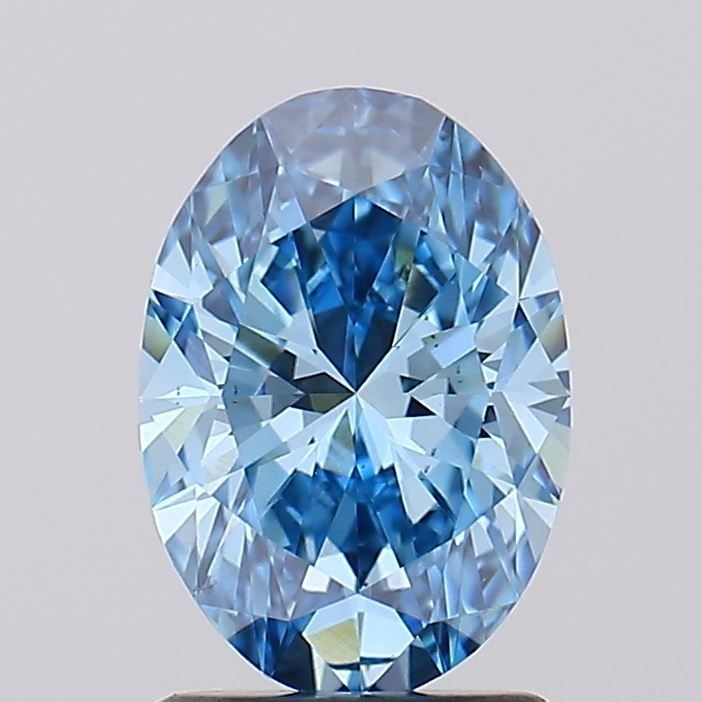 Loose Diamond - OVAL 1.5ct Fancy Vivid Blue VS2: Loose Diamond - OVAL 1.5ct Fancy Vivid Blue VS2 Source: This is a real non-mined Diamond that has been grown in a lab Shape: OVAL Carats: 1.5 Color: Fancy Vivid Blue Certification: IGI Video: