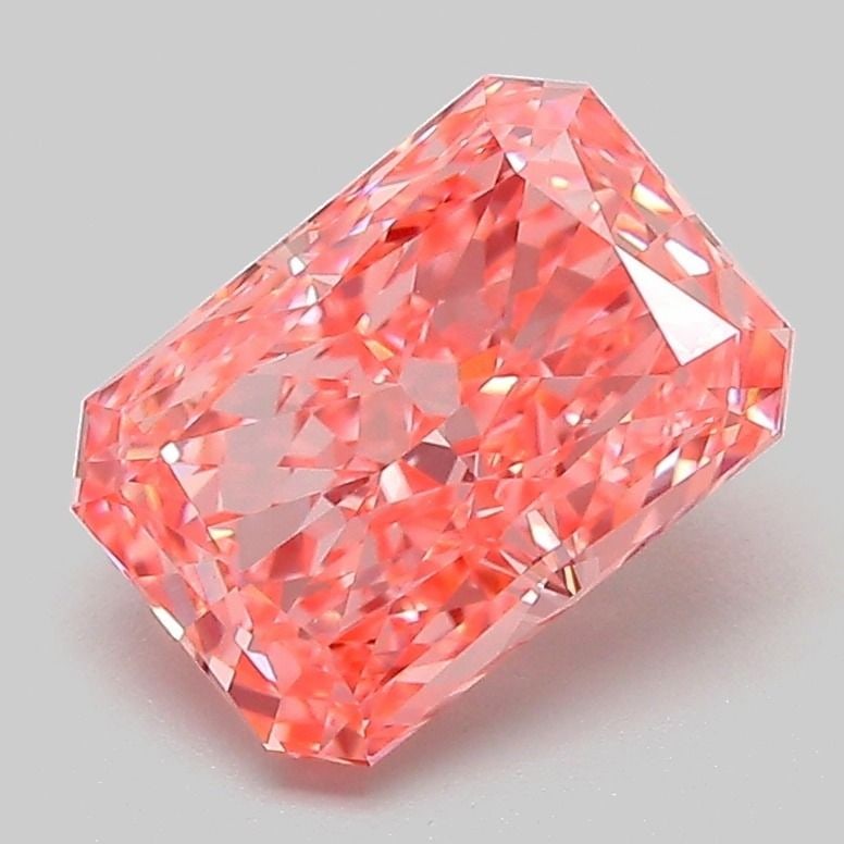 Loose Diamond - RADIANT 2.09ct Fancy Vivid Pink VVS2: Loose Diamond - RADIANT 2.09ct Fancy Vivid Pink VVS2 Source: This is a real non-mined Diamond that has been grown in a lab Shape: RADIANT Carats: 2.09 Color: Fancy Vivid Pink Certification: IGI Video: