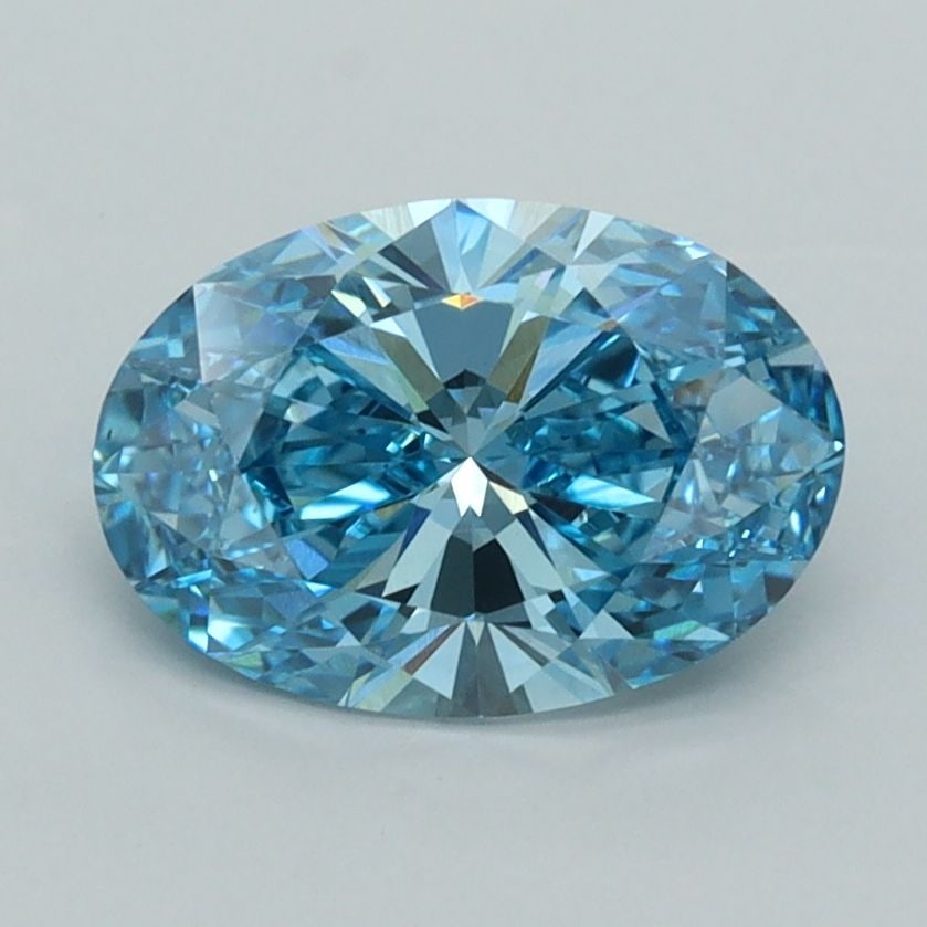 Loose Diamond - OVAL 1.54ct Fancy Vivid Blue VS1: Loose Diamond - OVAL 1.54ct Fancy Vivid Blue VS1 Source: This is a real non-mined Diamond that has been grown in a lab Shape: OVAL Carats: 1.54 Color: Fancy Vivid Blue Certification: IGI Video: