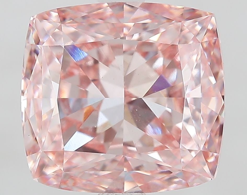 Loose Diamond - CUSHION MODIFIED 4.08ct Fancy Vivid Pink VS1: Loose Diamond - CUSHION MODIFIED 4.08ct Fancy Vivid Pink VS1 Source: This is a real non-mined Diamond that has been grown in a lab Shape: CUSHION MODIFIED Carats: 4.08 Color: Fancy Vivid Pink Certific