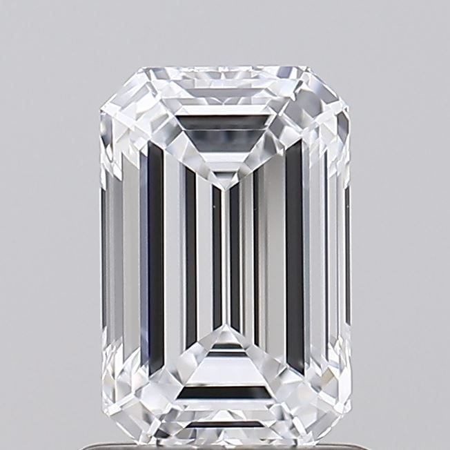 Loose Diamond - EMERALD 1.02ct E VVS1: Loose Diamond - EMERALD 1.02ct E VVS1 Source: This is a real non-mined Diamond that has been grown in a lab Shape: EMERALD Carats: 1.02 Color: E Clarity: VVS1 Certification: IGI Video: