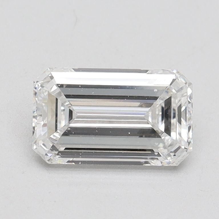 Loose Diamond - EMERALD 1.0ct E SI1: Loose Diamond - EMERALD 1.0ct E SI1 Source: This is a real non-mined Diamond that has been grown in a lab Shape: EMERALD Carats: 1.0 Color: E Clarity: SI1 Certification: IGI Video:
