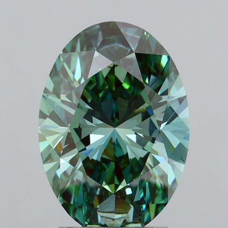 Loose Diamond - OVAL 2.99ct Fancy Vivid Green VS1: Loose Diamond - OVAL 2.99ct Fancy Vivid Green VS1 Source: This is a real non-mined Diamond that has been grown in a lab Shape: OVAL Carats: 2.99 Color: Fancy Vivid Green Certification: IGI Video:
