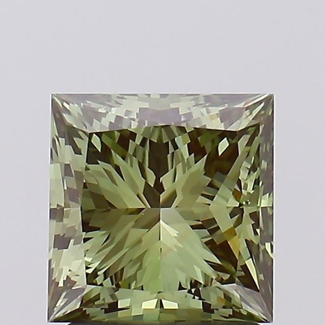 Loose Diamond - PRINCESS 1.85ct Fancy Intense Green VS1: Loose Diamond - PRINCESS 1.85ct Fancy Intense Green VS1 Source: This is a real non-mined Diamond that has been grown in a lab Shape: PRINCESS Carats: 1.85 Color: Fancy Intense Green Certification: