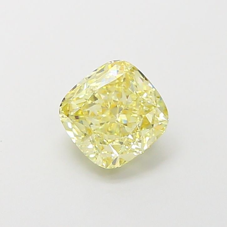 Loose Diamond - CUSHION MODIFIED 1.14ct Fancy Yellow VS1: Loose Diamond - CUSHION MODIFIED 1.14ct Fancy Yellow VS1 Source: This is a real non-mined Diamond that has been grown in a lab Shape: CUSHION MODIFIED Carats: 1.14 Color: Fancy Yellow Certification: I