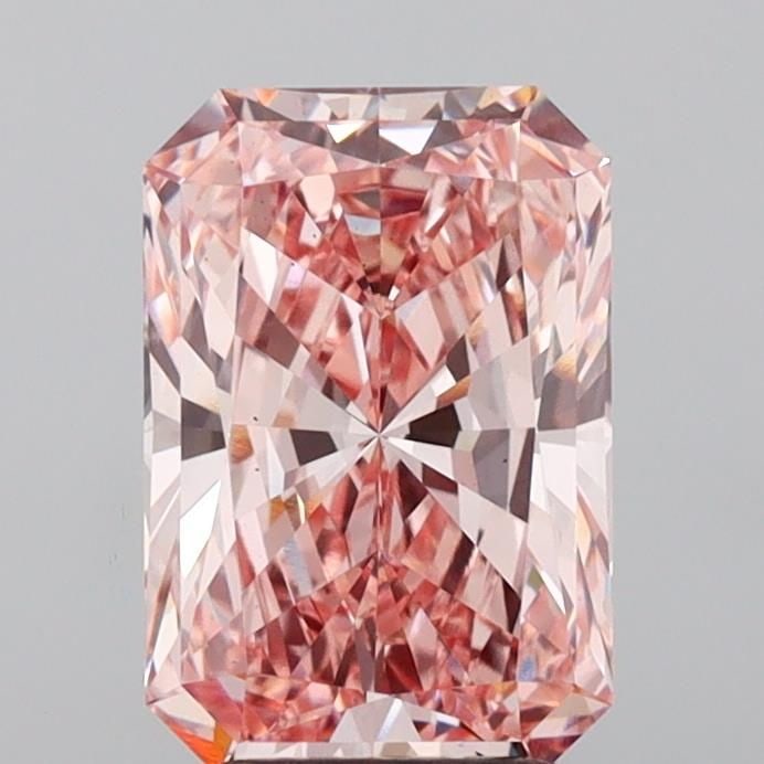 Loose Diamond - RADIANT 3.05ct Fancy Intense Pink VS1: Loose Diamond - RADIANT 3.05ct Fancy Intense Pink VS1 Source: This is a real non-mined Diamond that has been grown in a lab Shape: RADIANT Carats: 3.05 Color: Fancy Intense Pink Certification: IGI Vid