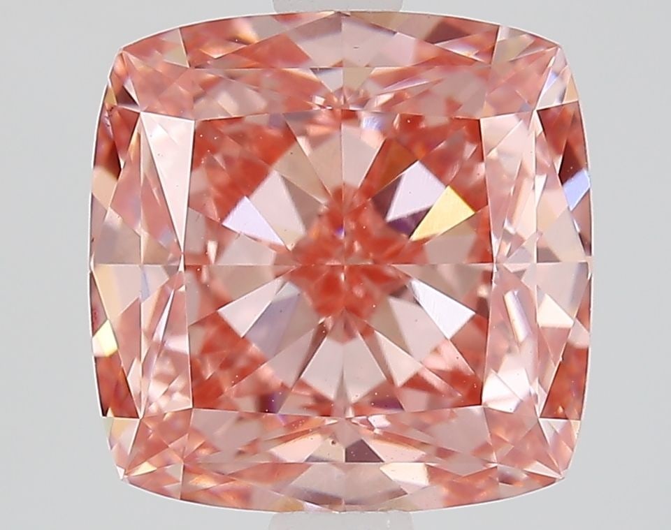 Loose Diamond - CUSHION MODIFIED 3.52ct Fancy Vivid Pink VS1: Loose Diamond - CUSHION MODIFIED 3.52ct Fancy Vivid Pink VS1 Source: This is a real non-mined Diamond that has been grown in a lab Shape: CUSHION MODIFIED Carats: 3.52 Color: Fancy Vivid Pink Certific