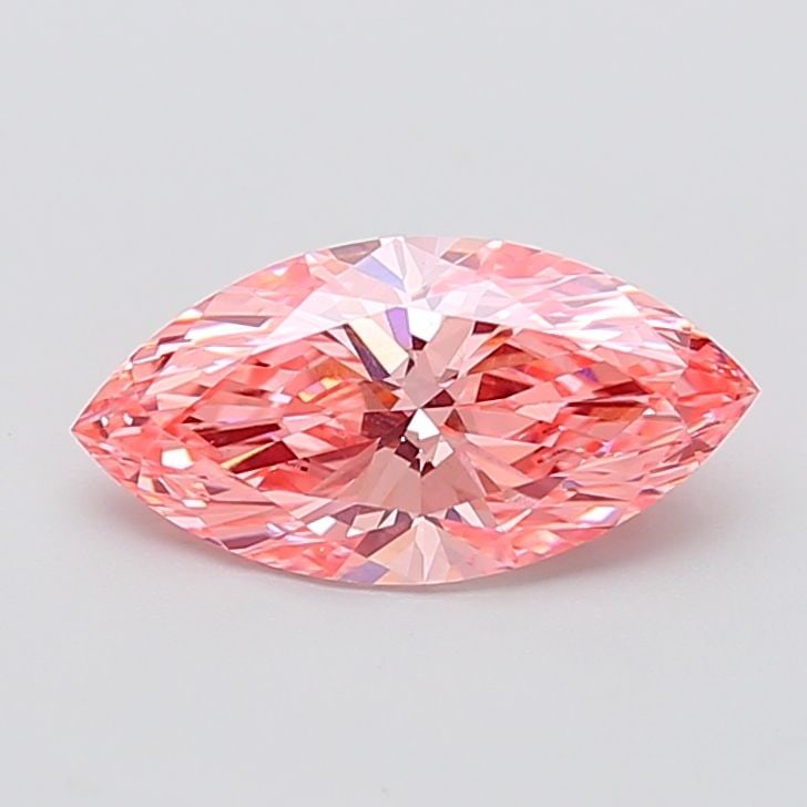 Loose Diamond - MARQUISE 2.09ct Fancy Vivid Pink VS1: Loose Diamond - MARQUISE 2.09ct Fancy Vivid Pink VS1 Source: This is a real non-mined Diamond that has been grown in a lab Shape: MARQUISE Carats: 2.09 Color: Fancy Vivid Pink Certification: IGI Video