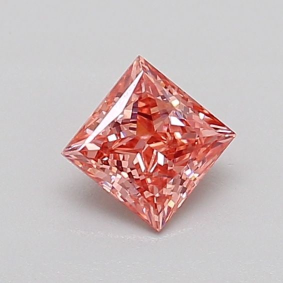 Loose Diamond - PRINCESS 0.44ct Fancy Vivid Pink VS2: Loose Diamond - PRINCESS 0.44ct Fancy Vivid Pink VS2 Source: This is a real non-mined Diamond that has been grown in a lab Shape: PRINCESS Carats: 0.44 Color: Fancy Vivid Pink Certification: IGI Video