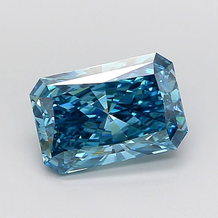 Loose Diamond - RADIANT 3.06ct Fancy Vivid Blue VS2: Loose Diamond - RADIANT 3.06ct Fancy Vivid Blue VS2 Source: This is a real non-mined Diamond that has been grown in a lab Shape: RADIANT Carats: 3.06 Color: Fancy Vivid Blue Certification: IGI Video: