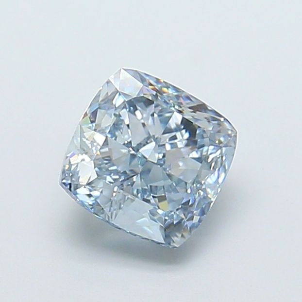 Loose Diamond - CUSHION MODIFIED 1.47ct Fancy Vivid Blue VS1: Loose Diamond - CUSHION MODIFIED 1.47ct Fancy Vivid Blue VS1 Source: This is a real non-mined Diamond that has been grown in a lab Shape: CUSHION MODIFIED Carats: 1.47 Color: Fancy Vivid Blue Certific
