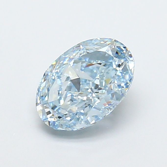 Loose Diamond - OVAL 2.01ct Fancy Intense Blue VVS2: Loose Diamond - OVAL 2.01ct Fancy Intense Blue VVS2 Source: This is a real non-mined Diamond that has been grown in a lab Shape: OVAL Carats: 2.01 Color: Fancy Intense Blue Certification: IGI Video: