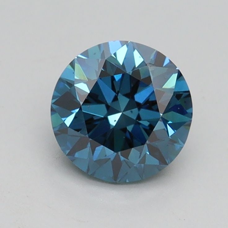 Loose Diamond - ROUND 0.95ct Fancy Vivid Blue SI1: Loose Diamond - ROUND 0.95ct Fancy Vivid Blue SI1 Source: This is a real non-mined Diamond that has been grown in a lab Shape: ROUND Carats: 0.95 Color: Fancy Vivid Blue Certification: IGI Video: