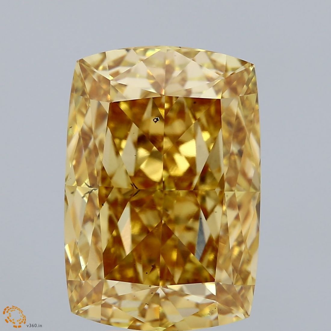 Loose Diamond - CUSHION MODIFIED 10.02ct Fancy Vivid Yellow VS2: Loose Diamond - CUSHION MODIFIED 10.02ct Fancy Vivid Yellow VS2 Source: This is a real non-mined Diamond that has been grown in a lab Shape: CUSHION MODIFIED Carats: 10.02 Color: Fancy Vivid Yellow Ce
