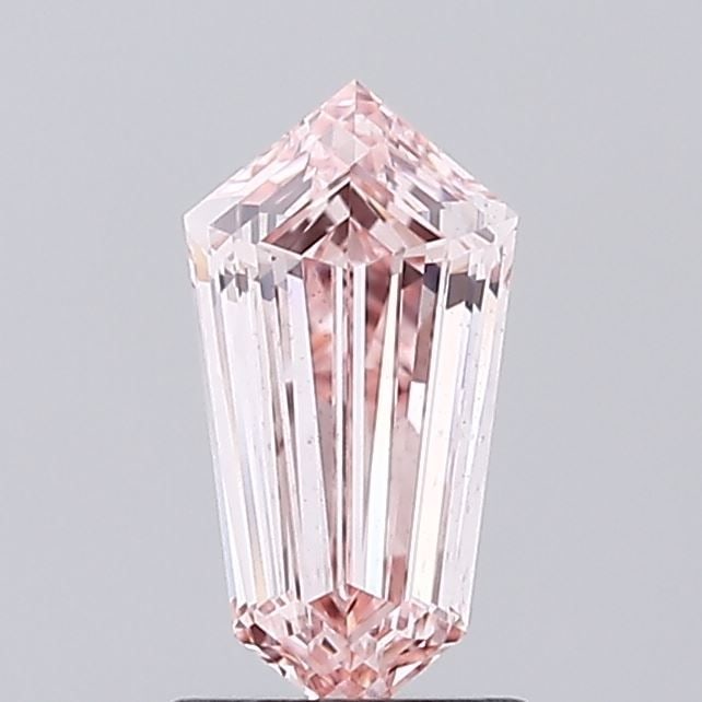 Loose Diamond - SHIELD 1.23ct Fancy Intense Pink VS1: Loose Diamond - SHIELD 1.23ct Fancy Intense Pink VS1 Source: This is a real non-mined Diamond that has been grown in a lab Shape: SHIELD Carats: 1.23 Color: Fancy Intense Pink Certification: IGI Video
