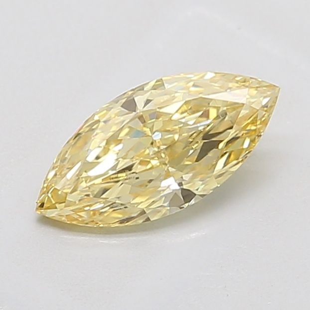 Loose Diamond - MARQUISE 1.09ct Fancy Intense Yellow VS1: Loose Diamond - MARQUISE 1.09ct Fancy Intense Yellow VS1 Source: This is a real non-mined Diamond that has been grown in a lab Shape: MARQUISE Carats: 1.09 Color: Fancy Intense Yellow Certification: I