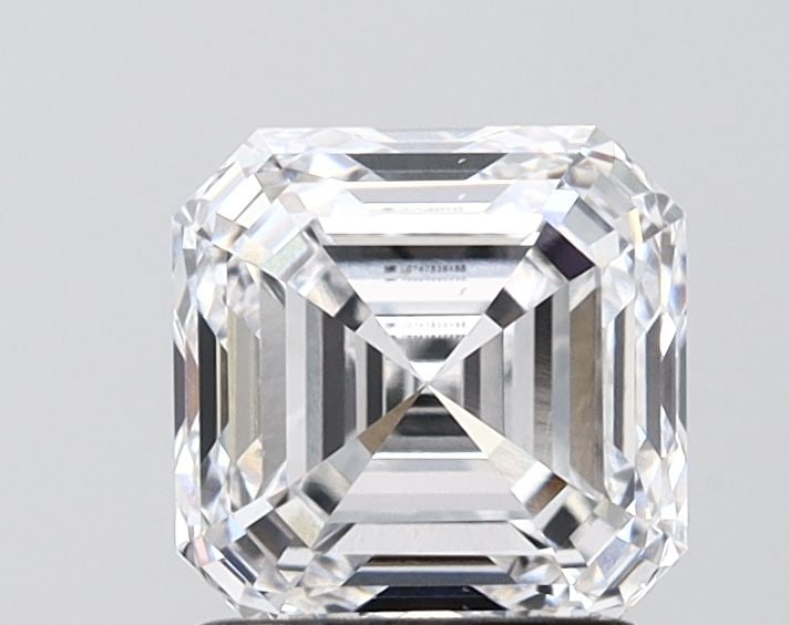 Loose Diamond - ASSCHER 1.92ct D VVS2: Loose Diamond - ASSCHER 1.92ct D VVS2 Source: This is a real non-mined Diamond that has been grown in a lab Shape: ASSCHER Carats: 1.92 Color: D Clarity: VVS2 Certification: IGI Video: