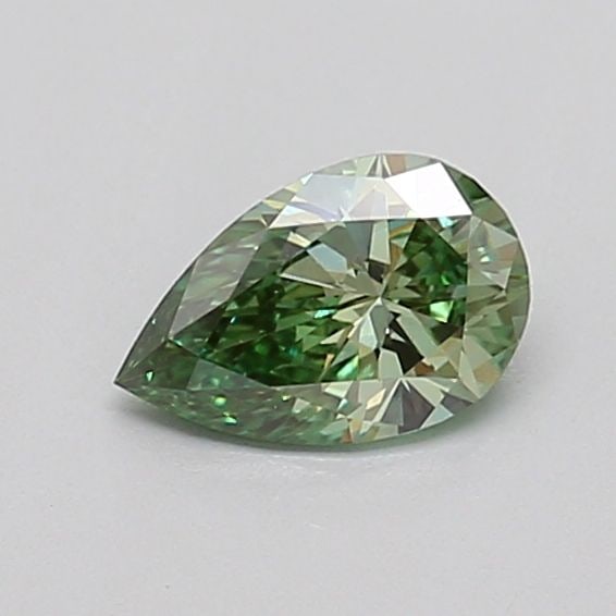 Loose Diamond - PEAR 0.41ct Fancy Vivid Green VS1: Loose Diamond - PEAR 0.41ct Fancy Vivid Green VS1 Source: This is a real non-mined Diamond that has been grown in a lab Shape: PEAR Carats: 0.41 Color: Fancy Vivid Green Certification: IGI Video: