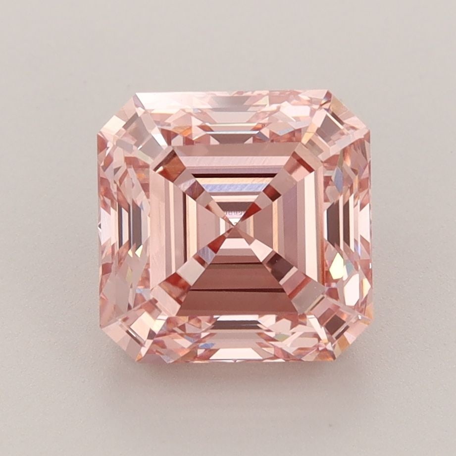 Loose Diamond - SQUARE EMERALD 3.2ct Fancy Intense Pink VVS2: Loose Diamond - SQUARE EMERALD 3.2ct Fancy Intense Pink VVS2 Source: This is a real non-mined Diamond that has been grown in a lab Shape: SQUARE EMERALD Carats: 3.2 Color: Fancy Intense Pink Certifica
