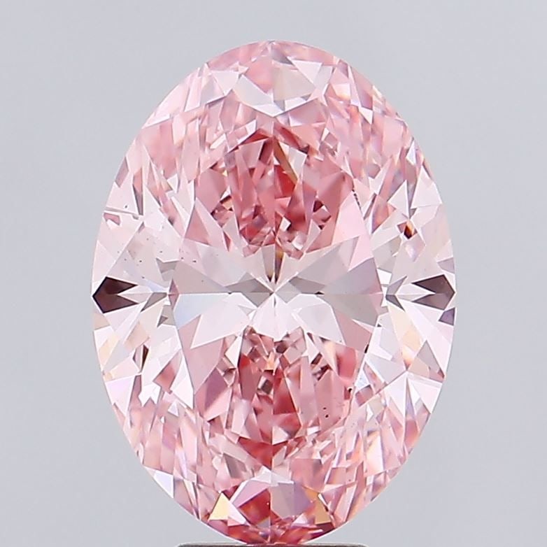 Loose Diamond - OVAL 7.14ct Fancy Vivid Pink VS1: Loose Diamond - OVAL 7.14ct Fancy Vivid Pink VS1 Source: This is a real non-mined Diamond that has been grown in a lab Shape: OVAL Carats: 7.14 Color: Fancy Vivid Pink Certification: IGI Video: